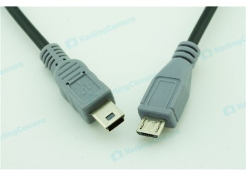 Hoge kwaliteit kabel USB micro-mini OTG voor Canon Nikon Sony