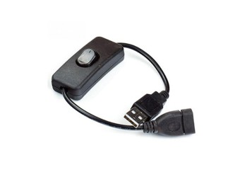 28cm Usb-Kabel Met Schakelaar Aan/Uit Kabel Verlengschakelaar Voor Usb LED Lamp Usb Ventilator Voeding Lijn Duurzame Adapter