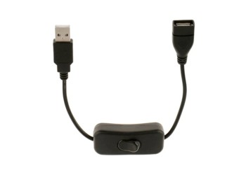 28cm Usb-Kabel Met Schakelaar Aan/Uit Kabel Verlengschakelaar Voor Usb LED Lamp Usb Ventilator Voeding Lijn Duurzame Adapter