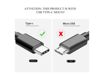 Android Switch oplaad data kabel USB-USB Type C 25cm 56K