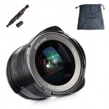 7artisans 12mm F2.8 manual focus lens voor Canon systeem camera + gratis lenspen en lens tas