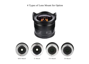 7artisans 12mm F2.8 manual focus lens voor Sony systeem camera + Gratis lenspen en lens tas