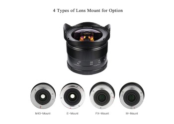 7artisans 12mm F2.8 manual focus lens voor Canon systeem camera + gratis lenspen en lens tas