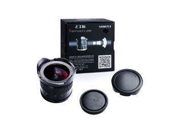 7artisans 12mm F2.8 manual focus lens voor Canon systeem camera + gratis lenspen en lens tas