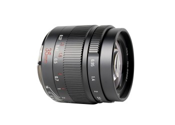 7artisans 35mm F0.95 manual focus lens voor Sony systeem camera + Gratis lenspen + 52mm uv filter en zonnekap