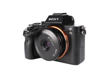 7artisans 35mm F5.6 Pancake Full frame manual focus lens voor Sony systeem camera + Gratis lenspen + lens tas + lens papier