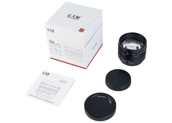 7artisans 50mm F0.95 manual focus lens voor Sony systeem camera + Gratis lenstas + 62mm uv filter en zonnekap