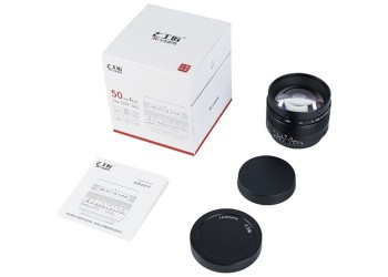 7artisans 50mm F0.95 manual focus lens voor Sony systeem camera + Gratis lenstas + 62mm uv filter en zonnekap