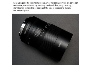 7artisans 60mm F2.8 1:1 Macro lens voor Sony systeem camera + gratis lenspen, lens papier, blaasbalg