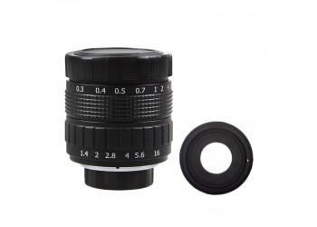 Fujian 50mm F1.4 CCTV lens voor Fujifilm systeem camera