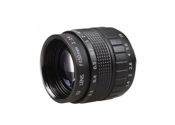 Fujian 50mm F1.4 CCTV lens voor Canon systeem camera