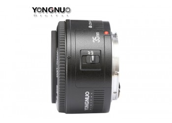 Yongnuo EF 35mm F2.0 autofocus lens voor Canon camera EF EF-S met gratis 52mm uv-filter, zonnekap, lenspen