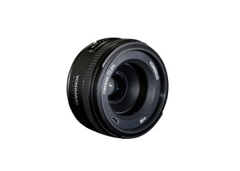 Yongnuo 40mm F2.8 autofocus lens voor Nikon F DSLR camera met gratis 58mm uv-filter, zonnekap, lenspen