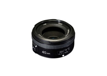 Yongnuo 40mm F2.8 autofocus lens voor Nikon F DSLR camera met gratis 58mm uv-filter, zonnekap, lenspen