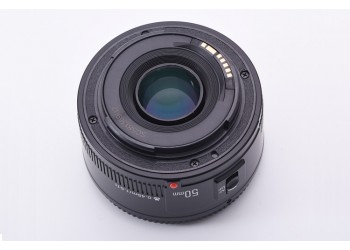 Yongnuo EF 50mm F1.8 autofocus lens voor Canon camera EF EF-S met gratis 52mm uv-filter, zonnekap, lenspen