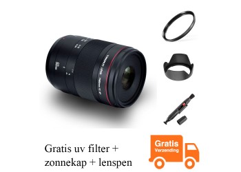 Yongnuo EF 60mm F2.0 Macro handmatige lens voor Canon camera met gratis 67mm uv-filter, zonnekap, lenspen