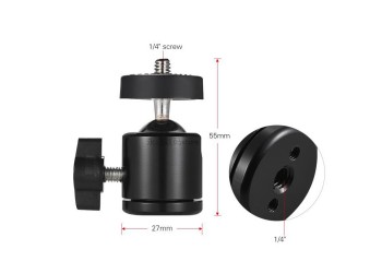 Klein Ball head Balhoofd Tripod Head voor Camera of mobile phone binnen 1kg