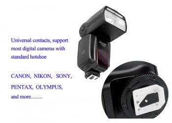Viltrox JY-680A LCD flitser voor Canon Nikon Sony Pentax