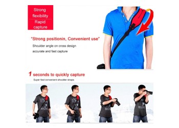 Camera Quick Rapid Single Shoulder Sling Belt Neck Strap