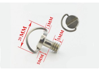 Camera plate screw 1/4" schroef klein voor Tripod Wit