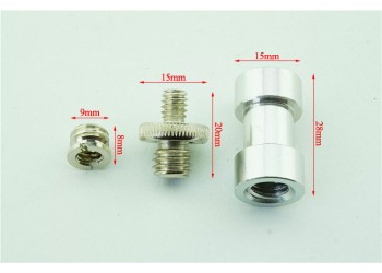 Camera plate 3 in 1 screw 1/4" - 3/8" schroef voor Tripod