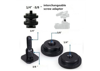 Camera plate screw 1/4" 3/8" dubbele schroef voor Tripod