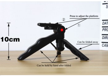 Draagbare Camera Tafel Statief met Prof Smartphone telefoon houder Voor Camera en Telefoon