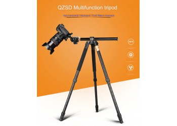 QZSD Q999H Aluminium Camera Statief Video Monopod Professioneel Uitschuifbaar Statief met Quick Release Plate en Balhoofd