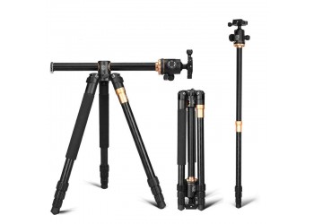 QZSD Q999H Aluminium Camera Statief Video Monopod Professioneel Uitschuifbaar Statief met Quick Release Plate en Balhoofd