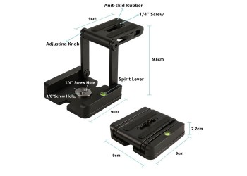 Professionele Z Type Standhouder Statief Kit Tilt Hoofd