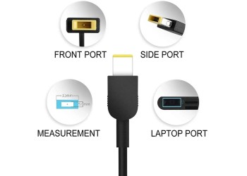 ORIGINEEL Lenovo 65W Square Adapter/Oplader + netsnoer