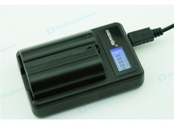 LCD usb Oplader voor Nikon MH-23 EN-EL9 accu D3000 5000 D60