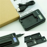 LCD usb Oplader voor Nikon MH-24 EN-EL14 accu D3300 P7800