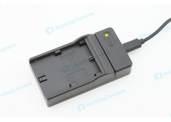 USB Oplader voor Sony accu batterij BC-TRP NP-FP50 FH70 FH100