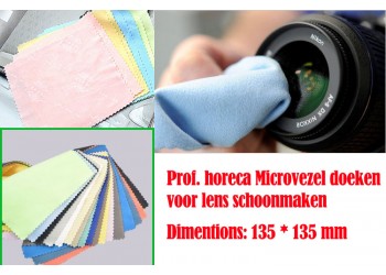 2 stuk horeca Microvezel doeken voor lens schoonmaken
