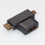 3 in 1 voor 4K HD HDMI compatibel naar Mini Micro Male Adapter Converter Connector Tablet PC TV