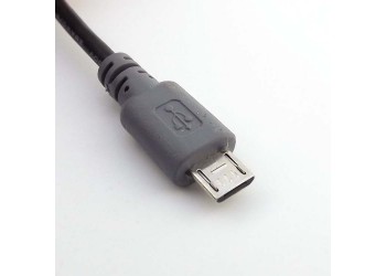 Micro USB Type B Male-Male 5Pin Converter OTG Adapter Kabel 0.5M