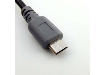 Micro USB Type B Male-Male 5Pin Converter OTG Adapter Kabel 0.5M