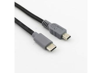USB Type C 3.1 Male To Mini USB Plug Converter OTG Kabel