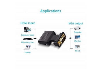 HDMI naar VGA 1080P Converter Adapter met Audio