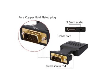 VGA naar HDMI 1080P Converter Adapter met Audio