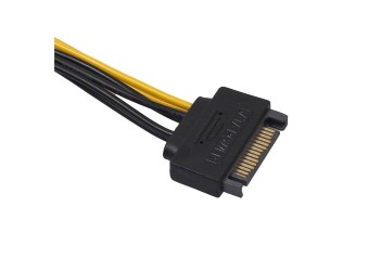 15-Pin SATA to 8-Pin Pcie video card Power kabel