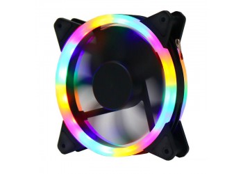 12Cm 12V Pc Chassis Fan Mute LED Licht Koelventilator Chassis Cooling Vervanging Fan 3pin en 4pin molex