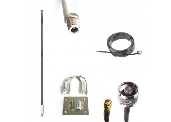 Helium Antenne 8.5dBi 1.1m 868Mhz EU868 LORA GSM 5m RG58 Kabel Rak Nebra Bobcat HNT Hotspot miner SyncroBit LoraWan