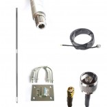 Helium Antenne 10.5dBi 2.2m 868Mhz EU868 LORA GSM 5m RG58 Kabel Rak Nebra Bobcat HNT Hotspot miner SyncroBit LoraWan