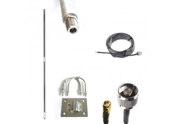 Helium Antenne 10.5dBi 2.2m 868Mhz EU868 LORA GSM 5m RG58 Kabel Rak Nebra Bobcat HNT Hotspot miner SyncroBit LoraWan