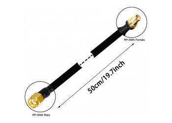 Window Pass kabel Platte Coaxiale Kabel 50 Cm HNT Helium Voor Raam Buitengebruik