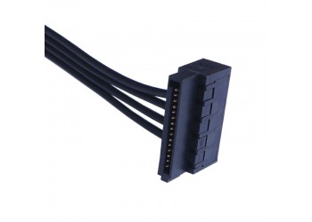 Dual SATA 15 Pin Female to mini 4 Pin male SSD Power Cable