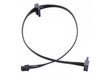 Dual SATA 15 Pin Female to mini 4 Pin male SSD Power Cable voor Lenovo