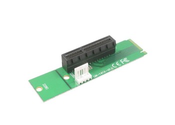 M.2 NGFF naar 4x PCI Express PCIE + 4-Polig Molex adapter Ethereum ETH Mining